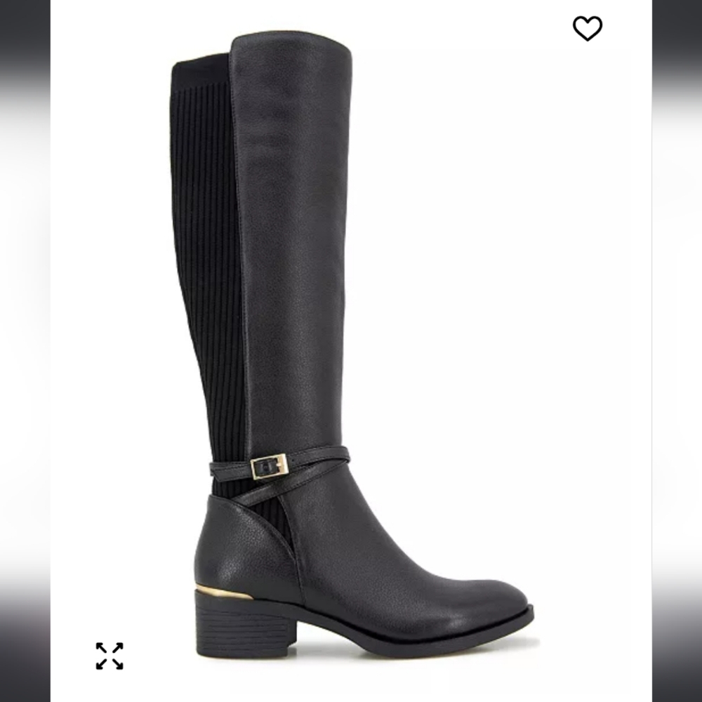 Kenneth Cole Black Leather Boots